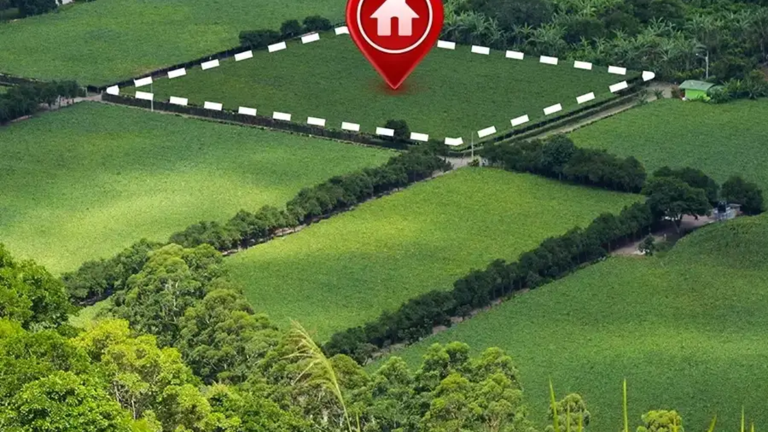 Aerial view of Godrej Plots Jaipur - RERA approved plotted development in Jaipur by Godrej Properties