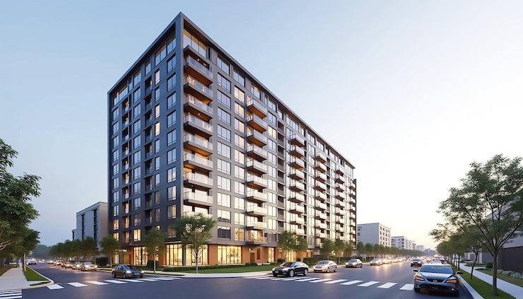 Illustrative render for Mahima Palm Springs, Tonk Road, Jaipur