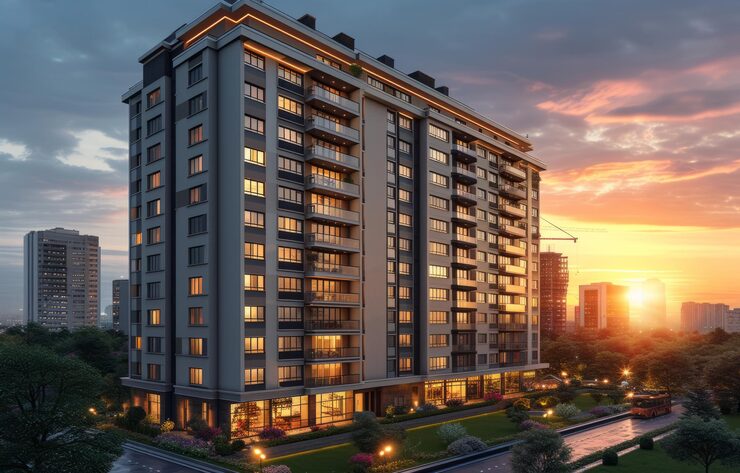 Illustrative render for Ashapurna Neopolis, Mahapura, Jaipur