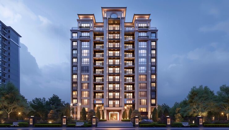 Illustrative render for Sankalp Suparshwa Garden City, Thikariya, Ajmer Road, Jaipur