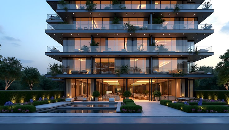 Illustrative render for Parth Square, Jagatpura, Jaipur