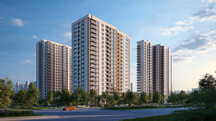 Illustrative render for Ashiana Aravali, Jagatpura, Jaipur