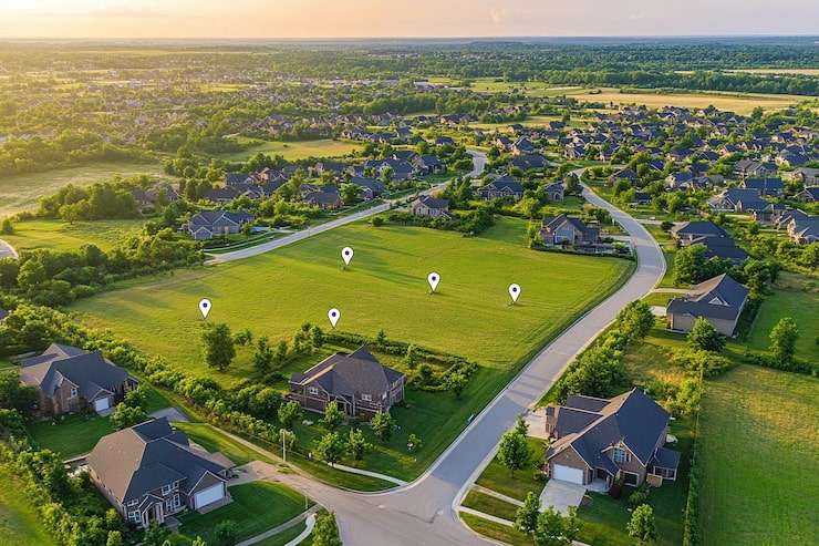 Illustrative render of Shree Balaji Group plots in Jaipur